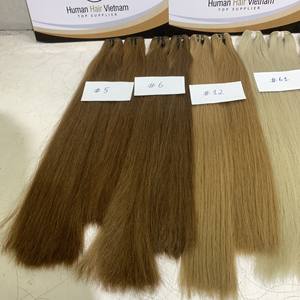 Competitive price #<b>6</b> <b>color</b> weft machine <b>hair</b> bone straight human <b>hair</b> 8-34 inches length cuticle aligned <b>hair</b> - Product Image 6