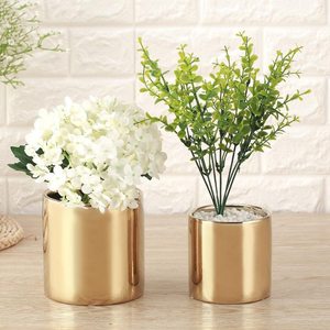 Pot de fleur en laiton Unique et décoration de maison, jardin et balcon pour produit poli à Offre Spéciale pour 2 tailles différentes - Product Image 5