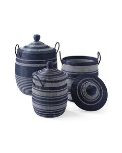 Cestas de almacenamiento de algas marinas respetuosas con el medio ambiente, cesta de almacenamiento hecha a mano, decoración para hogar y Hotel - Product Image 3