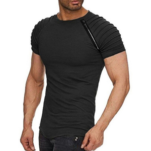 Oem personnalisé De Haute Qualité 210gsm 100% coton t-shirts pour hommes personnalisé T-shirt - Product Image 3