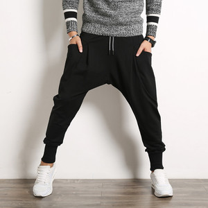 Pantalon de survêtement à entrejambe goutte, vêtement bas pour entraînement et jogging, pour hommes - Product Image 6