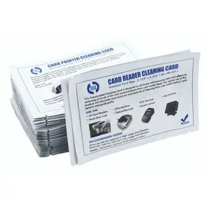 Cleaning kit - 10 Print Engine Cleaning Cards  CR80  and 10 Printhead Swabs for Zebra