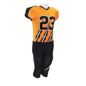 Uniforme de Football américain personnalisé pour les jeunes, maillot de Football américain avec nom, sur mesure, de haute qualité, vente en gros - Product Image 4