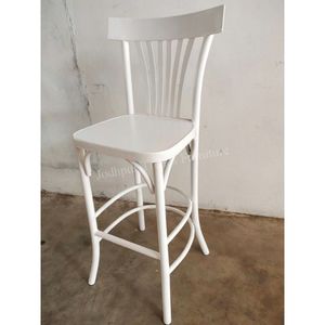เก้าอี้โลหะสีขาวหรูหราทันสมัยสไตล์วินเทจอุตสาหกรรมแบบเรียบง่ายสำหรับคาเฟ่ร้านอาหารบ้านสำนักงานห้องครัวรับประทานอาหาร - Product Image 6