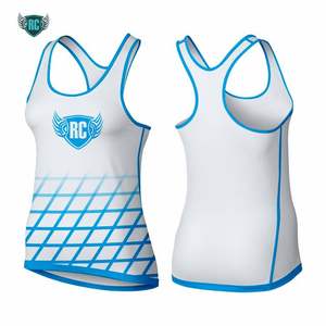 Dernier été à séchage rapide Racerback débardeur pour dames motif floral conception personnalisée Sexy Sublimation impression XS taille meilleur prix - Product Image 4