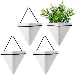 Pots de fleurs isolants, noirs et blancs, pour jardin, nouveau design, plantes revêtues de poudre, galvanisantes - Product Image 6
