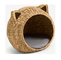 Lit pour animaux de compagnie et chat en osier naturel tissé en herbe de mer, panier suspendu en herbe de mer tissé, nouveau design 2022 en provenance du Vietnam