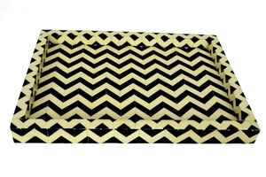 ถาดเสิร์ฟพร้อมสลักลายกระดูกและมุกสำหรับตกแต่งบ้านดีไซน์ไม่เหมือนใครทันสมัย - Product Image 5