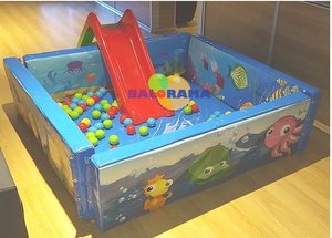 16x160x50 cm Indoor Softplay <b>Pool</b> by <b>Slide</b> and Printed Around - Special Design Playground Area for Children - Product Image 2