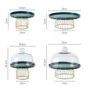 Verre clair 2 niveaux gâteau stand - Product Image 2