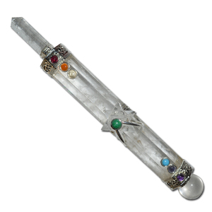 Baguettes naturelles en pierre feng shui, baguettes de Chakra en cristal Merkaba pour la décoration énergétique, modèle original - Product Image 1
