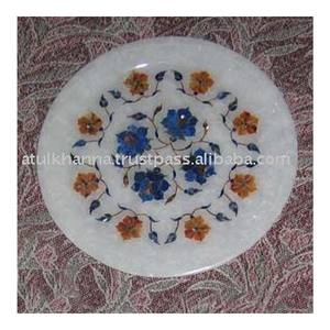 งานฝังที่สวยงามแผ่นหินอ่อนขัด - Product Image 1