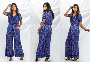 Combinaison style bohème pour femme, nouveauté, barboteuse, à la mode, vente en gros - Product Image 2