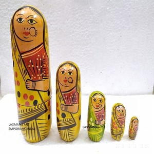 Juego de artesanías de madera para decoración de muñecas, juguetes de madera, regalos de madera - Product Image 2