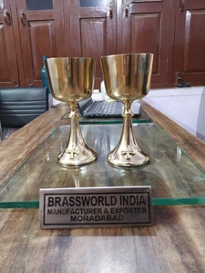 Calice religieux poli - Fournitures d'église - Brassworld India - Product Image 5