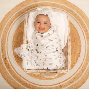 baby <b>swaddle</b> <b>blankets</b> organic printed jersey <b>swaddles</b> - Product Image 3