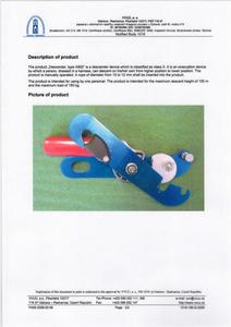 CE-cuerda antipanic de aluminio para montañismo, dispositivo de seguridad con autofrenado, de 9-12mm, con función de reducción - Product Image 6