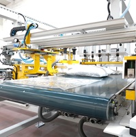 Machine d'emballage automatique en ligne pour oreiller, avec bobine à pression, 25 pièces, modèle turc, emballage sous vide