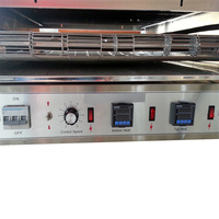 Four à bande transporteuse électrique pour la cuisson des pizzas, équipement de cuisson, 50/60 pizzas/heure, four à pâtisserie en acier inoxydable, fours à bande transporteuse électriques