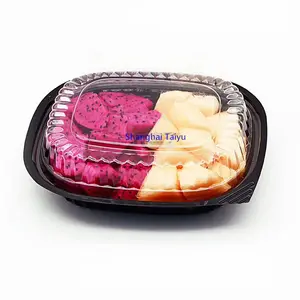 Shanghai Taiyu-Blister de plástico transparente personalizado, embalaje de alimentos y frutas, bandeja con tapa para frutas y verduras, OEM