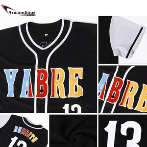 Maillot de baseball personnalisés pour hommes et femmes, uniforme avec impression de nom, Logo, personnalisé, nouvelle collection - Product Image 6