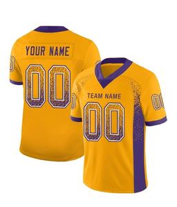 Maillot de football américain unisexe de haut niveau Fabrication personnalisée Respirant Conception grande taille - Product Image 5