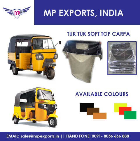 Canopy Ape Three Wheeler Top Hood Suppliers