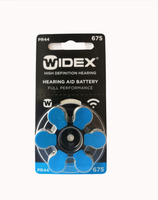 Pile pour appareil auditif Widex, taille 675, zinc-air, 1,40 V, sans mercure, fabriquée au Royaume-Uni, 1,77 grammes, fournitures de réadaptation thérapeutique
