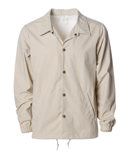 Vente chaude hiver automne homme coupe-vent Slim Fit à capuche mince manteau col montant toile tissu Logo personnalisé prix de gros - Product Image 4
