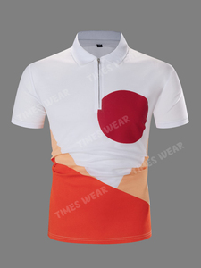 Polo de manga corta de alta calidad para hombre, Camiseta 100% de algodón de secado rápido, tejido de punto, decoración con botones, talla XL - Product Image 2