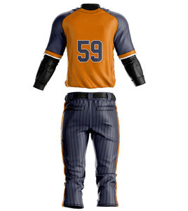 Uniforme de béisbol de sublimación transpirable, ropa deportiva de tendencia, último diseño - Product Image 5