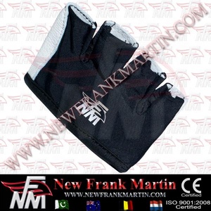 Guantes deportivos NFM Unisex Anti-Ripper Levantamiento de pesas Crossfit WOD Gym Fitness Powerlifting Mano Palma Protección Blanco/Negro Hecho - Product Image 3