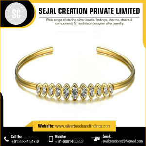 <b>Indian</b> Supplier Sterling Silver Bracelets Custom Designer Ladies Fine Jewelry Bracelets & <b>Bangles</b> Fashion Jewelry - Product Image 5