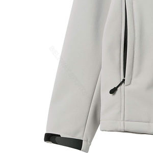 Chaqueta de invierno de concha blanda para exteriores para hombre, resistente al viento, impermeable, transpirable, con cierre de cremallera, estilo informal, servicio OEM disponible - Product Image 5