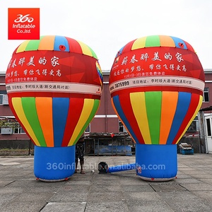 Ballon gonflable géant <span class=keywords><strong>en</strong></span> forme d'air chaud, couleur arc-<span class=keywords><strong>en</strong></span>-ciel pour gonflables personnalisés - Product Image 1