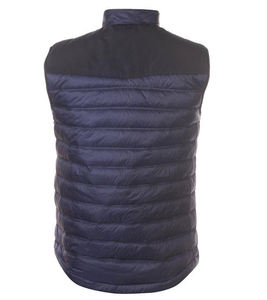 Veste d'hiver matelassée pour homme, de haute qualité, 100% polyester, coupe-vent, sans manches, col montant, style universitaire, vêtements de sport, légère, lavable - Product Image 2