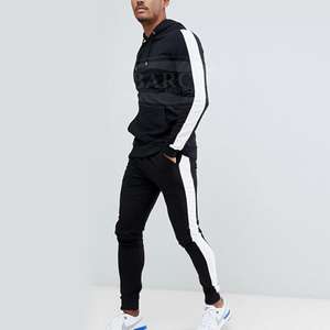 Survêtement en polaire imprimé à capuche pour hommes, ensemble de jogging de sport, mode de rue automne unisexe, vente en gros - Product Image 4