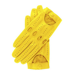 Gants de conduite en cuir léger pour hommes et femmes avec fonction anti-impact à écran tactile Gants de sécurité en peau d'agneau chauds pour un usage quotidien - Product Image 3