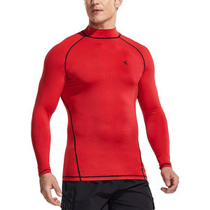 Custom Made Men's Fight Training Rash Guard-Spandex/Polyester Anti-Bacterial & Quick Dry <b>Long</b> <b>Sleeve</b> - Product Image 1