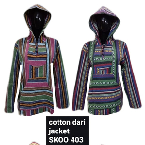 Elegante Boho Hippie Floral Patrón Lana Dari Chaqueta Moda Lavable Sudadera con capucha con plumas Cremallera y botón Decoración - Product Image 1