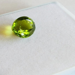 Pierre précieuse péridot naturelle de qualité AAA, coupe ovale, couleur verte, certifiée IGI pour accessoires de bijoux - Product Image 2