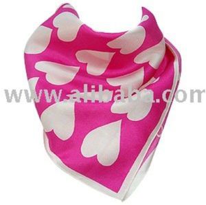 SQ Custom Heart Print Polyester Long Lightweight Scarves-High Impact Great Quality Factory Supply for Outdoor Activities - Product Image 2