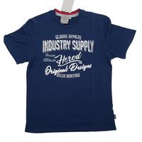 Camiseta de Manga Corta con Cuello Redondo, 100% Algodón, Tejida, para Hombre, con Serigrafía, de Alta Calidad, Suave, Transpirable, Tallas Grandes, Venta al Por Mayor