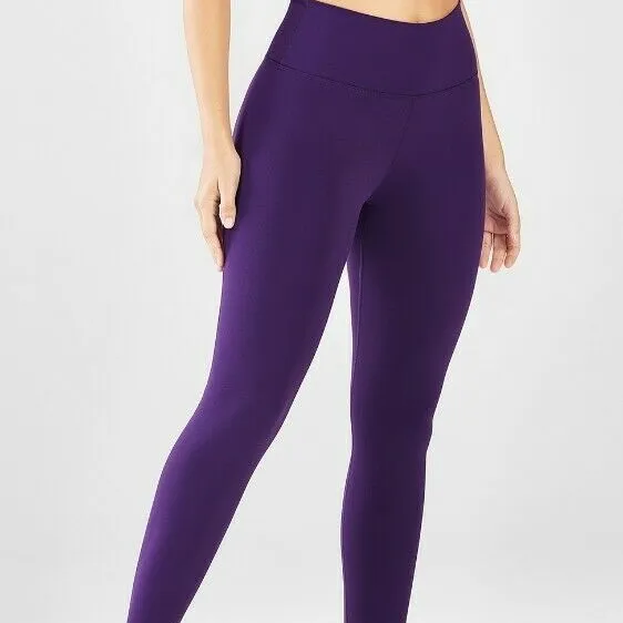 2022 best top quality fabletics XL powerhold define high waisted tight leggings pant purple