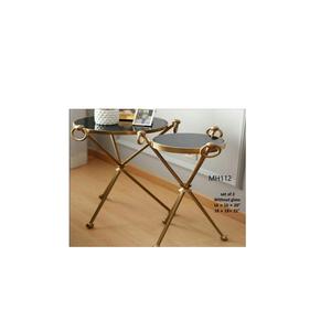 100% โต๊ะสำนักงานโลหะโบราณโต๊ะกาแฟทางศาสนาสำหรับบ้านสำนักงานโมเดลโลหะชุบสำหรับตกแต่งบาร์ - Product Image 5