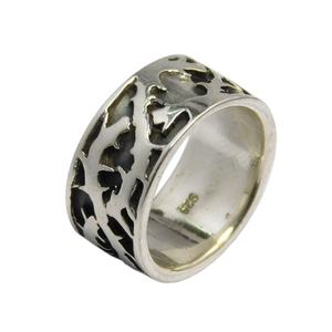 Vente chaude 925 Eternity Vermeil Bague Belle Solide En Argent Plain Finger Band Bijoux De Mariage pour les Femmes - Product Image 1