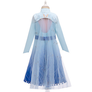 Cosplay Princess Halloween <strong>Fairy</strong> Kids <strong>Dress</strong> <strong>up</strong> Luxury Style Elsa &amp; Anna Fashion Girl Costume with Pants for Age Group - Product Image 6