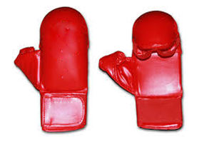 Manoplas de entrenamiento de Karate aprobadas por la WKF personalizadas unisex 2024/guantes hechos de cuero a la venta - Product Image 5