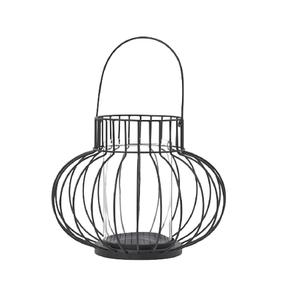 Lanterne de ramadan kareem de forme ronde de créateur Lanterne suspendue en métal couleur or de qualité supérieure pour la décoration du salon - Product Image 2