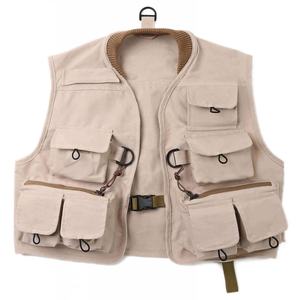 Chaleco de pesca con mosca ligero para niños Chalecos de caza de pesca de malla con múltiples bolsillos - Product Image 1